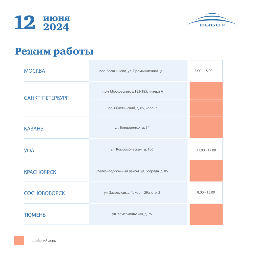 Компания “Выбор” поздравляет с 1 мая — праздником весны и труда!